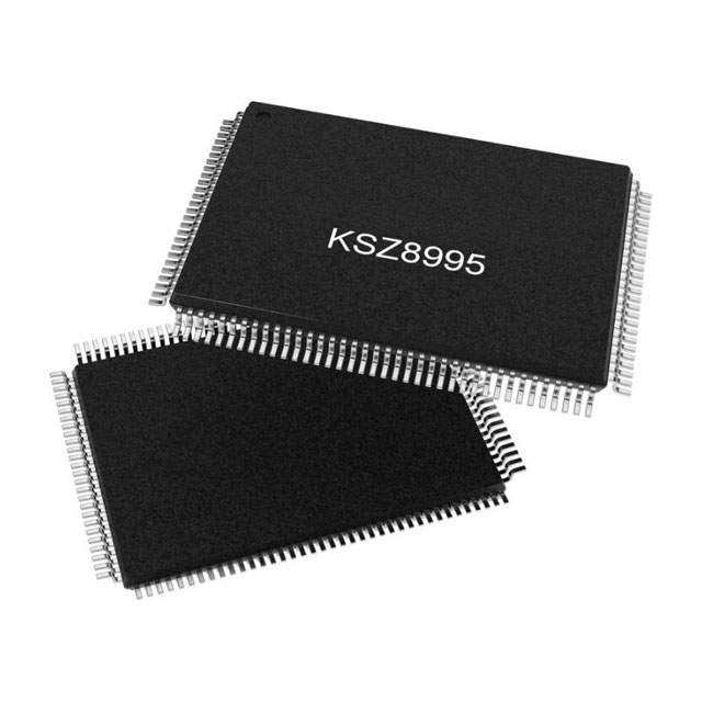 出售【Microchip】KSZ8995XA 集成式 5 端口 10/100 QoS 以太網(wǎng)交換機，支持光纖