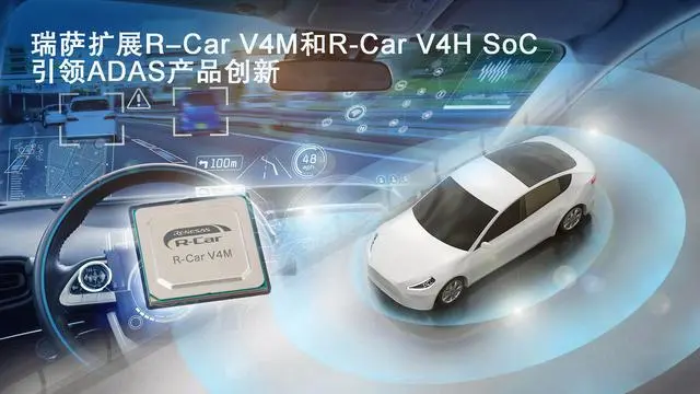 瑞薩推出高能效第四代R-Car車用SoC—R-Car V4M系列，引領(lǐng)ADAS產(chǎn)品創(chuàng)新