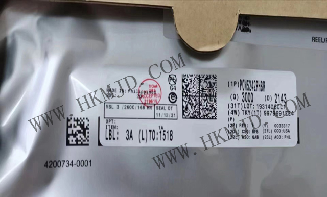 PCM5242RHBR (TI) 4.2VRMS DirectPath?、32 位、384kHz、114dB 音頻立體聲 DAC