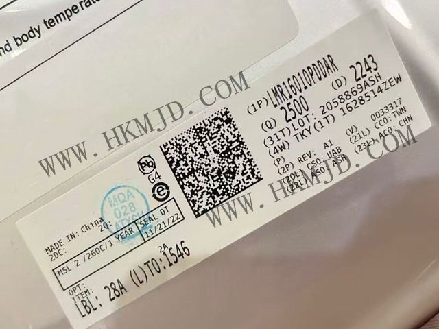 LMR16010PDDAR(TI): SIMPLE SWITCHER? 60V、1A 降壓轉(zhuǎn)換器（IQ 為 40μA）