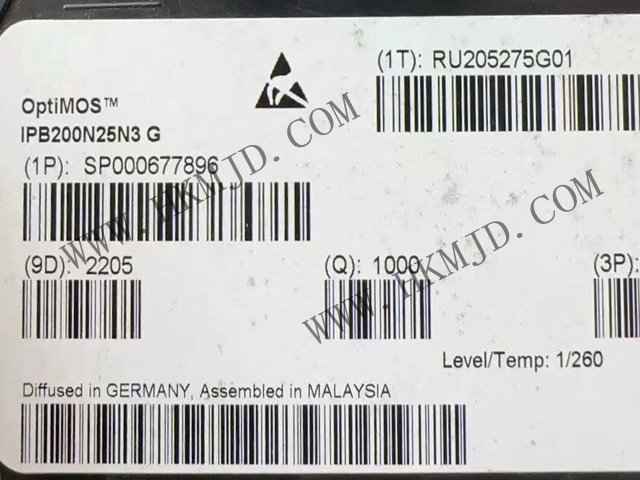 英飛凌 IPB200N25N3G —— N溝道功率MOSFET（OptiMOS?3 系列）
