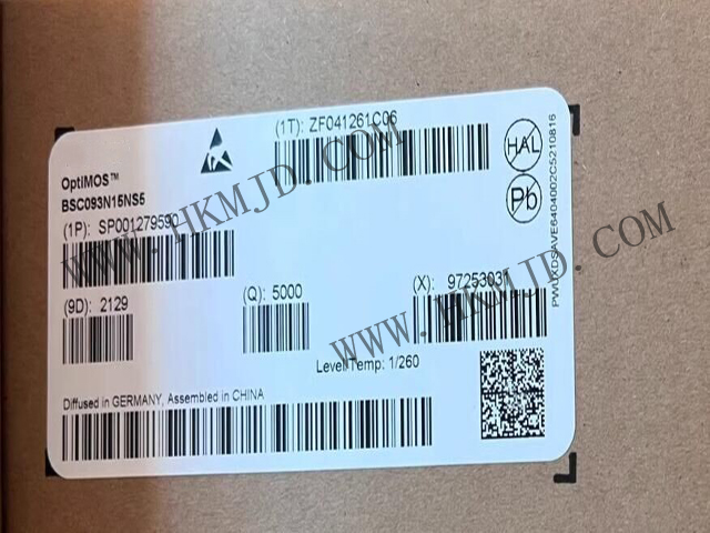 英飛凌BSC093N15NS5 OptiMOS?5 150V功率MOSFET，超低導(dǎo)通電阻9.3mΩ