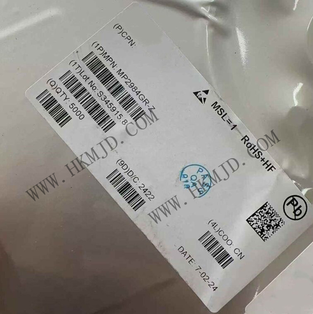 [供應(yīng)] MP2984GR (MPS) 36V，四開(kāi)關(guān)同步降壓-升壓型控制器