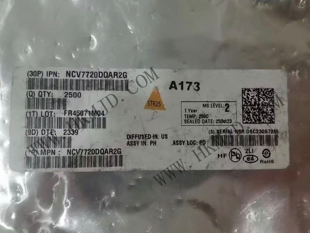 [出售] NCV7720DQAR2G（ON）十通道 Deca 半橋驅(qū)動(dòng)器，SSOP-24