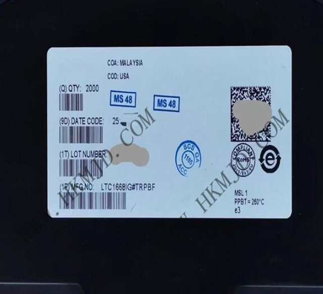 [出售] LTC1668IG (ADI) 16位，50Msps 差分電流輸出數(shù)模轉(zhuǎn)換器