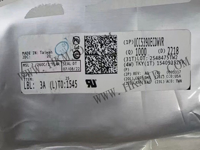 供應(yīng)德州儀器 UCC5390ECDWVR 3kVrms/5kVrms、±10A 單通道隔離式柵極驅(qū)動(dòng)器