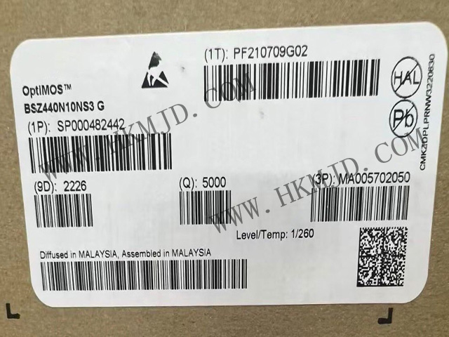 英飛凌功率MOSFET BSZ440N10NS3G OptiMOS?3 功率晶體管，100V
