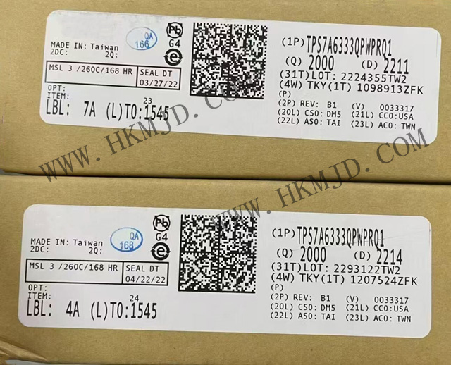 明佳達(dá)電子現(xiàn)貨供應(yīng)TI（TPS7A6333QPWPRQ1）300mA、40V 低壓降穩(wěn)壓器
